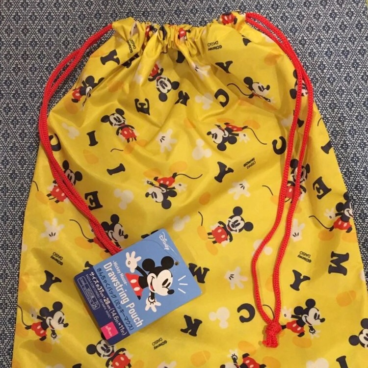 Mickey Mouse Drawstring Pouch